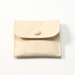 FANXI Custom Yellow Microfiber Jewelry Pouch