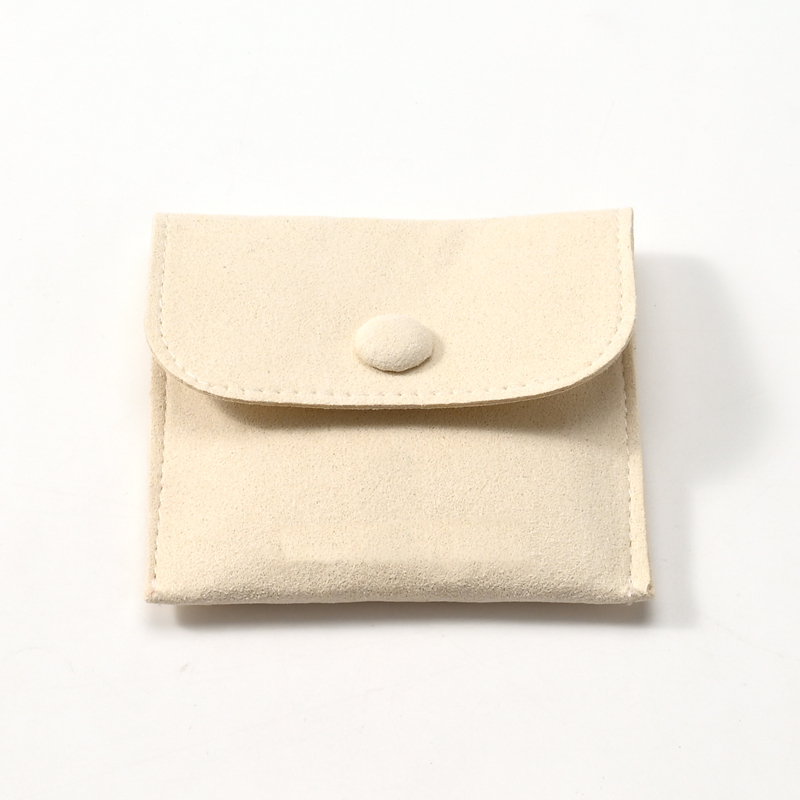 FANXI Custom Yellow Microfiber Jewelry Pouch