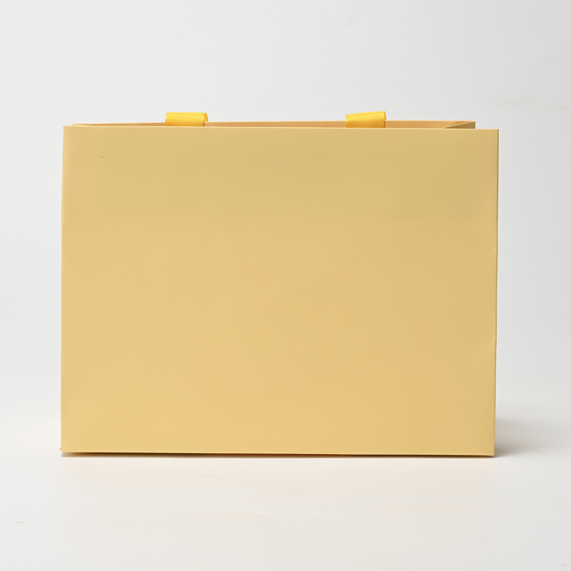 FANXI Custom Yellow Paper Jewelry Bag