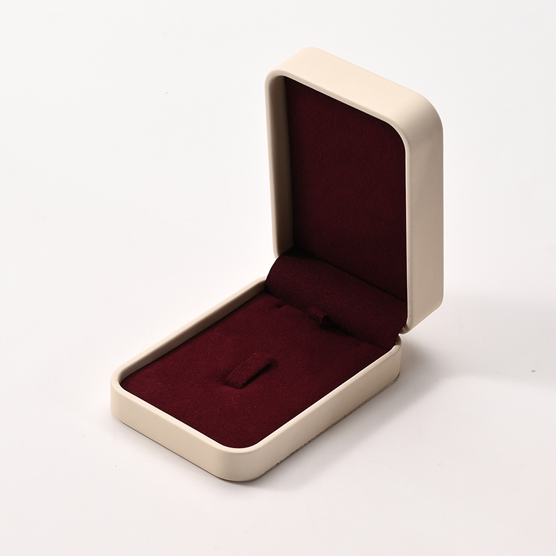 FANXI Custom Red PU Leather Microfiber Jewelry Box