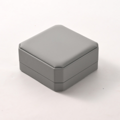 FANXI Custom Gray Microfiber PU Leather Bracelet Box