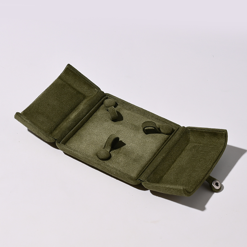 FANXI Custom Green Suede Bangle Box