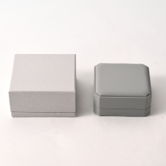FANXI Custom Gray Microfiber PU Leather Bracelet Box