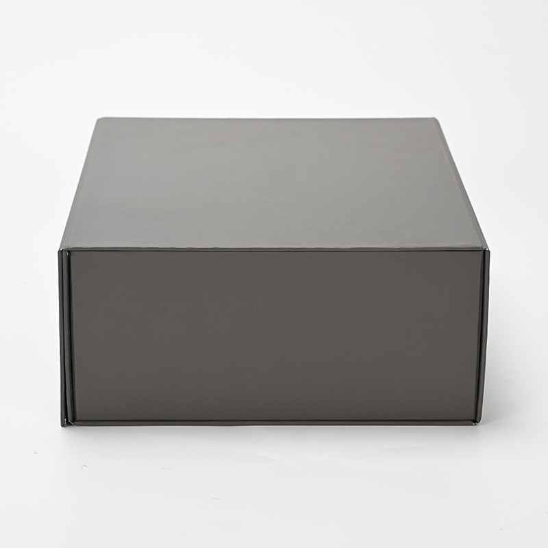 FANXI Custom Grey Leatherette Paper Magnet Box