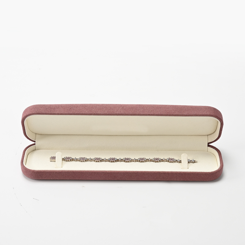 FANXI Custom Red Microfiber Bracelet Box