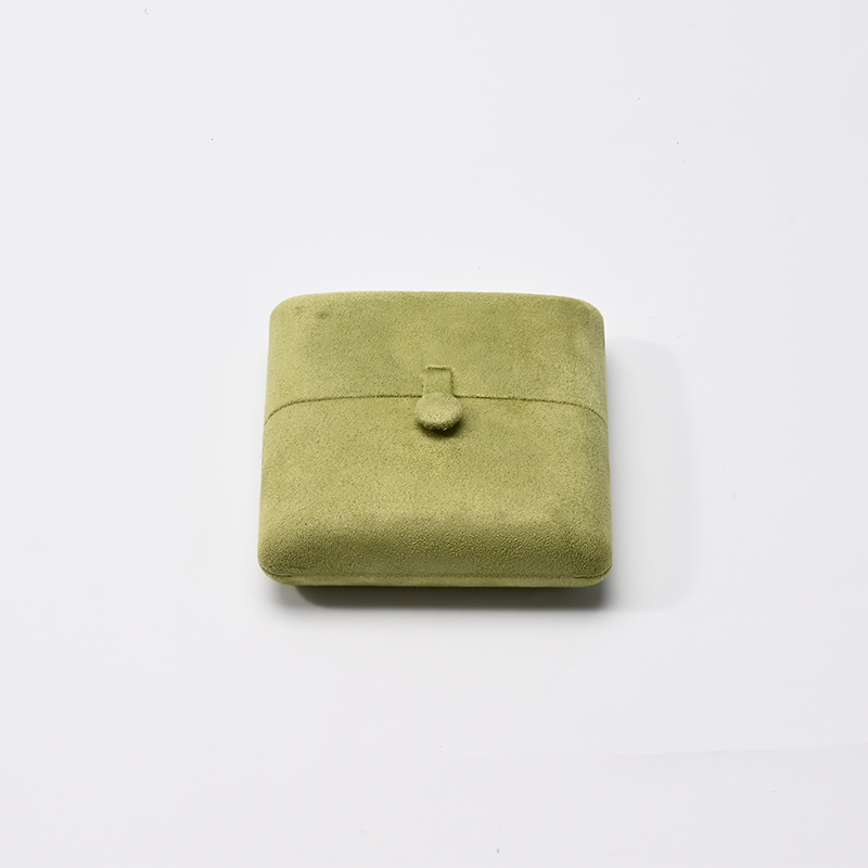 FANXI Custom Green Microfiber Earring Box