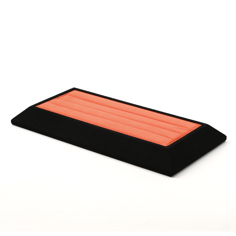 FANXI Custom Orange Microfiber Jewelry Display Tray