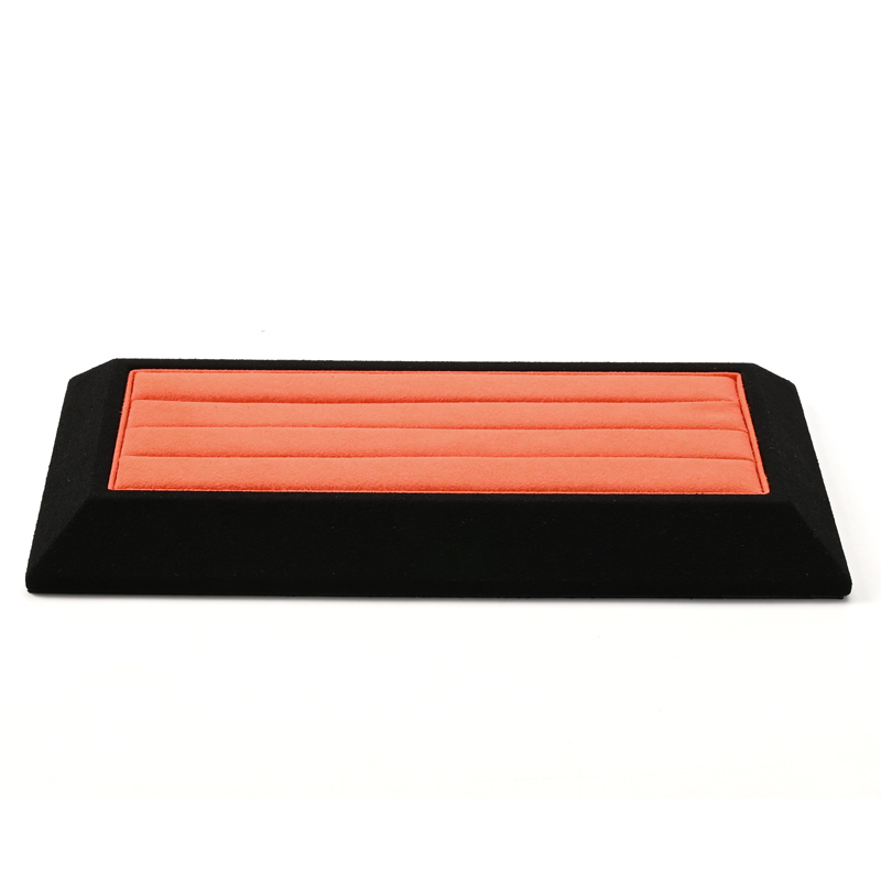 FANXI Custom Orange Microfiber Jewelry Display Tray
