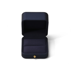 FANXI Custom Blue Microfiber Ring Box
