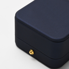 FANXI Custom Blue Microfiber Ring Box