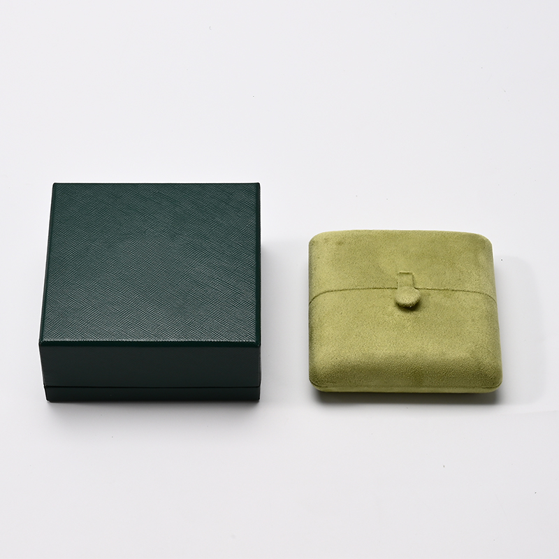 FANXI Custom Green Microfiber Earring Box