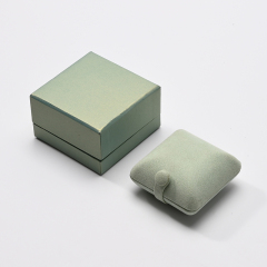 FANXI Custom Green Microfiber Ring Box