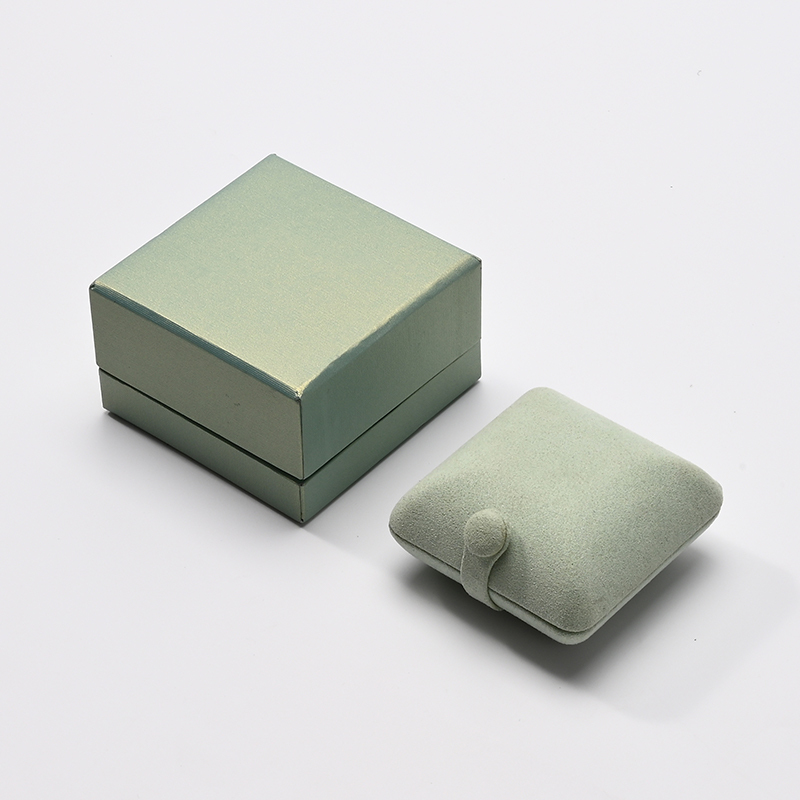 FANXI Custom Green Microfiber Ring Box