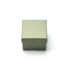 FANXI Custom Green PU Leather Microfiber Ring Box