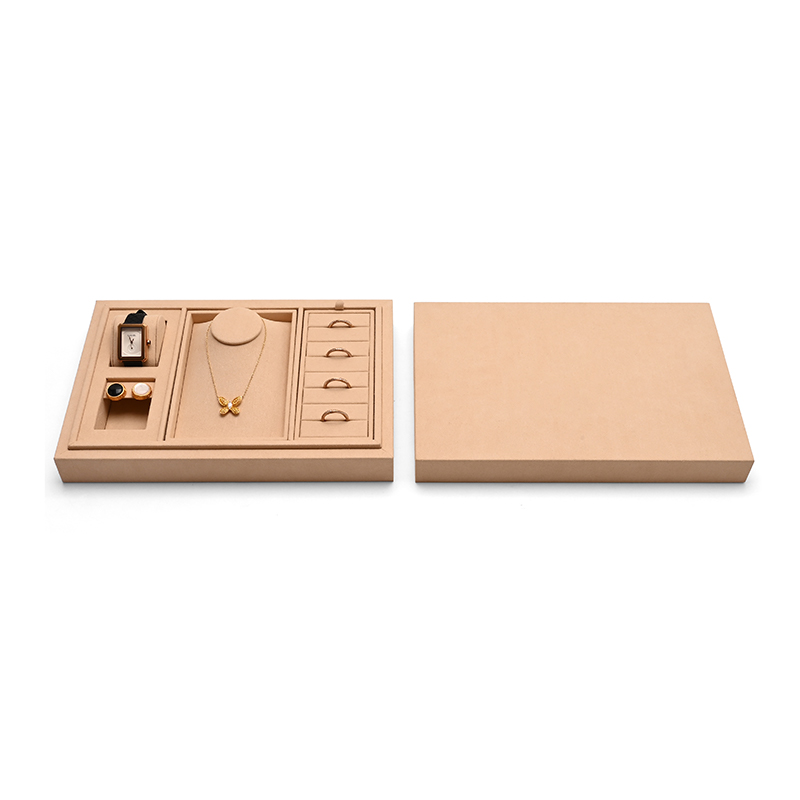 FANXI Custom Skin Color Microfiber Jewelry Tray