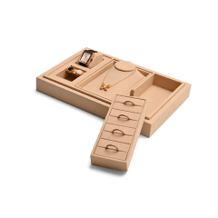FANXI Custom Skin Color Microfiber Jewelry Tray