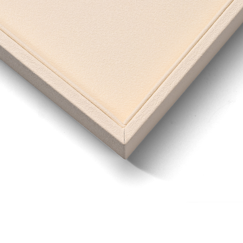 FANXI Custom Beige PU Leather Jewelry Tray