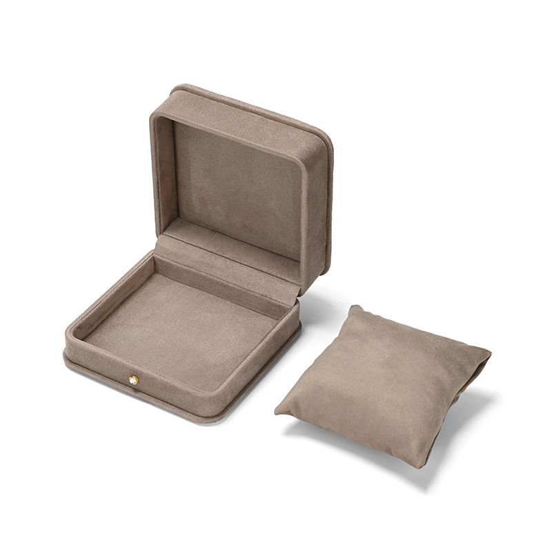 FANXI Custom Gray Suede Bangle Box
