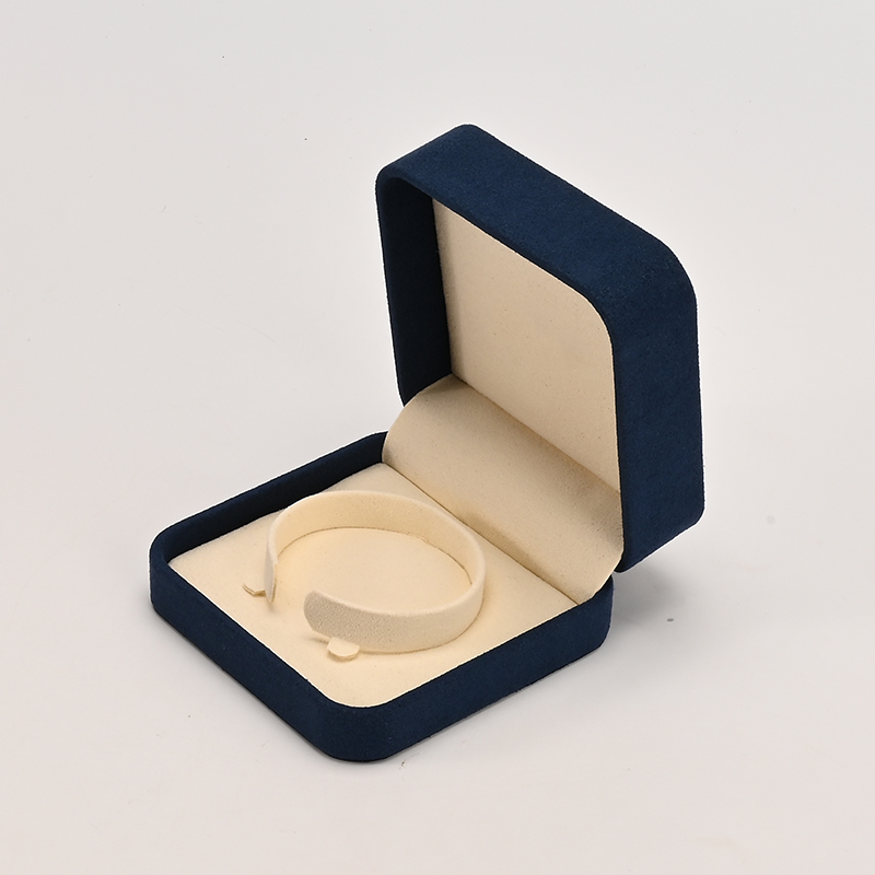 FANXI Custom Blue Microfiber Bracelet Box