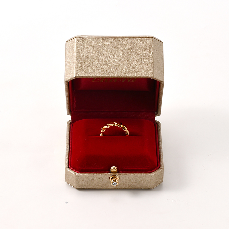 FANXI Custom Red Paper Velvet Jewelry Packaging Box