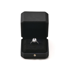 FANXI Custom PU Leather Microfiber Ring Pendant Box