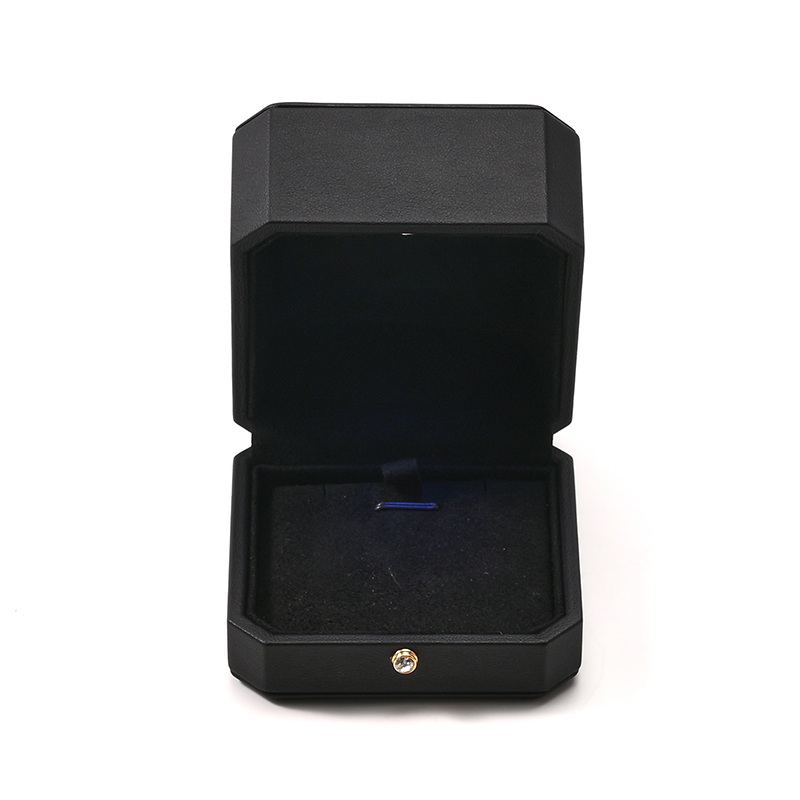 FANXI Custom PU Leather Microfiber Ring Pendant Box