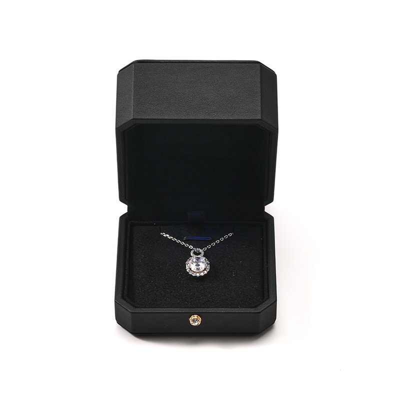FANXI Custom PU Leather Microfiber Ring Pendant Box