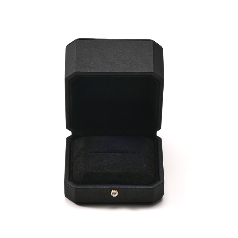 FANXI Custom PU Leather Microfiber Ring Pendant Box