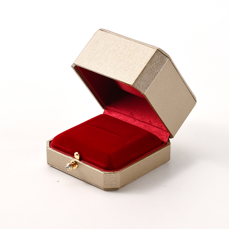 FANXI Custom Red Paper Velvet Jewelry Packaging Box