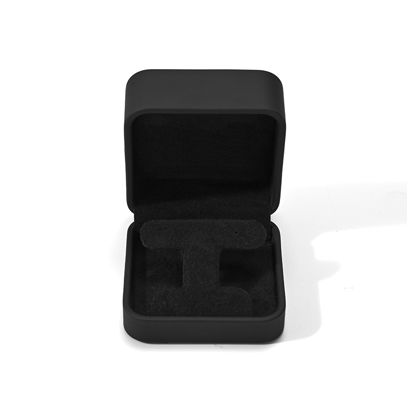 FANXI Custom Black PU Leather Microfiber Earring Box
