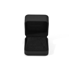 FANXI Custom Black PU Leather Microfiber Earring Box