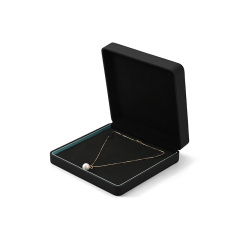 FANXI Custom Black Paper Velvet Pendant Box