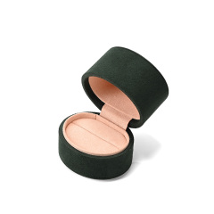 FANXI Custom Green Microfiber Ring Box