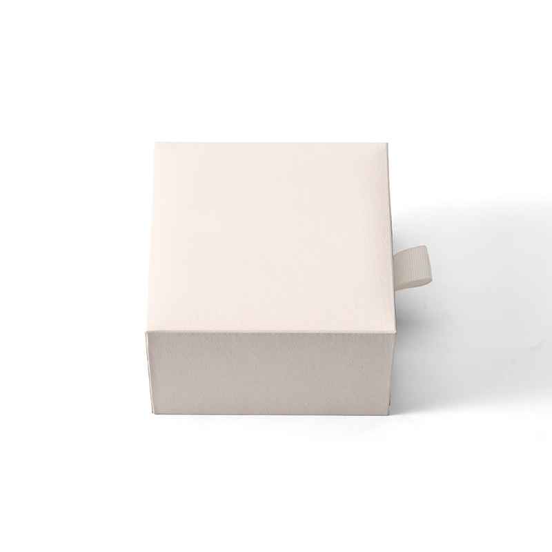 FANXI Custom White Leatherette Paper Velvet Bracelet Box