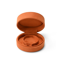 FANXI Custom Orange Microfiber Bracelet Box