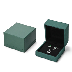 FANXI Custom Green Microfiber Jewelry Box