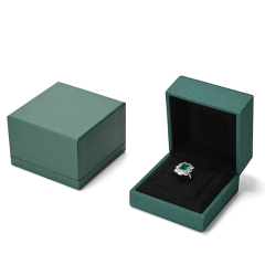 FANXI Custom Green Microfiber Jewelry Box