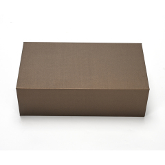 FANXI Custom Brown PU Leather Microfiber Ring Box
