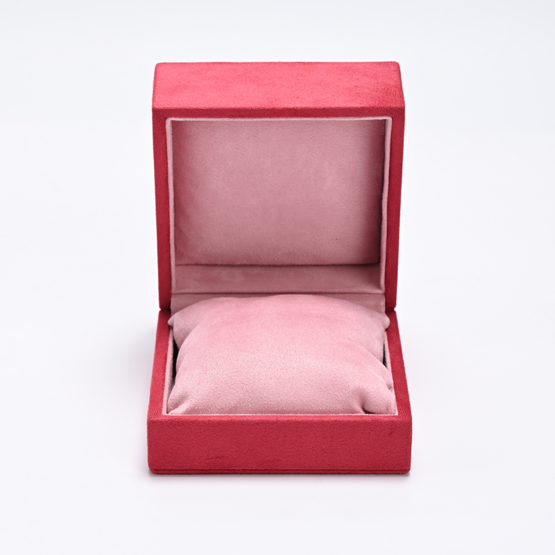 FANXI Custom Pink Suede Bracelet Box