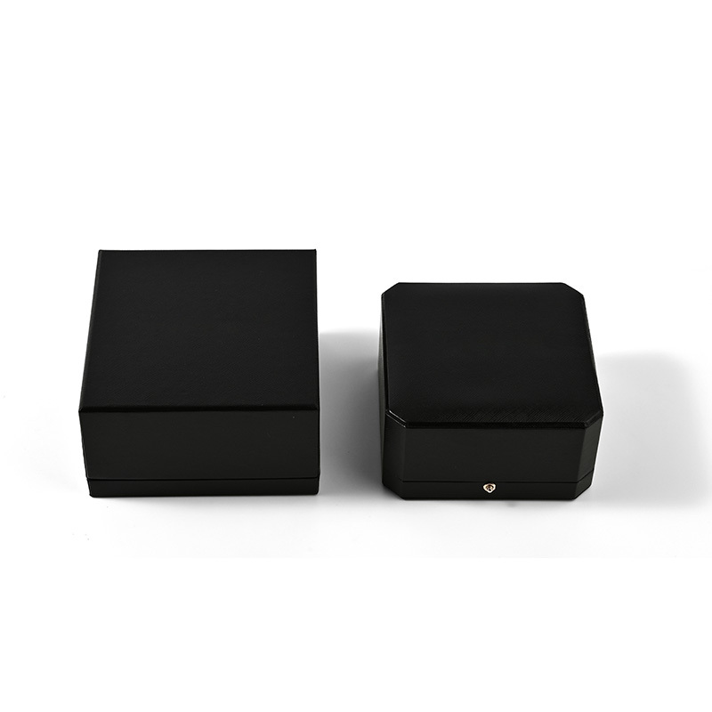 FANXI Custom Black Leatheretter Paper Suede Bracelet Box