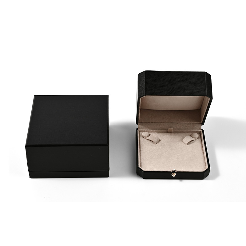 FANXI Custom Black Leatheretter Paper Suede Bracelet Box