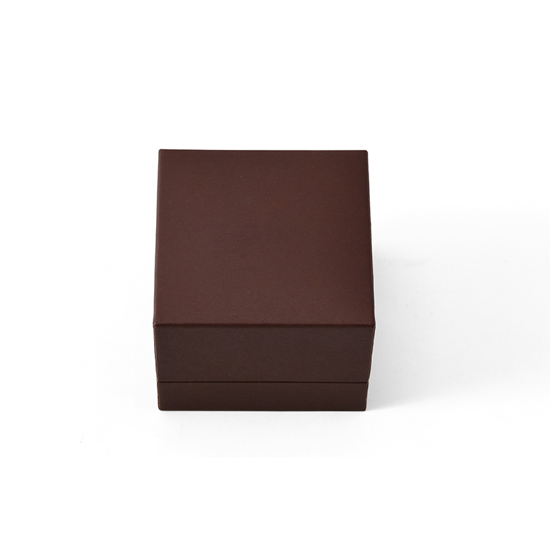 FANXI Custom Red Leatherette Paper Velvet Ring Box