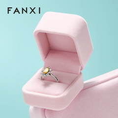 velvet jewelry ring gift box
