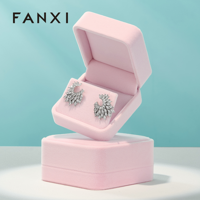 velvet jewelry ring gift box