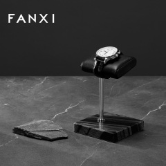 Luxury new design marble base watch display stand holder