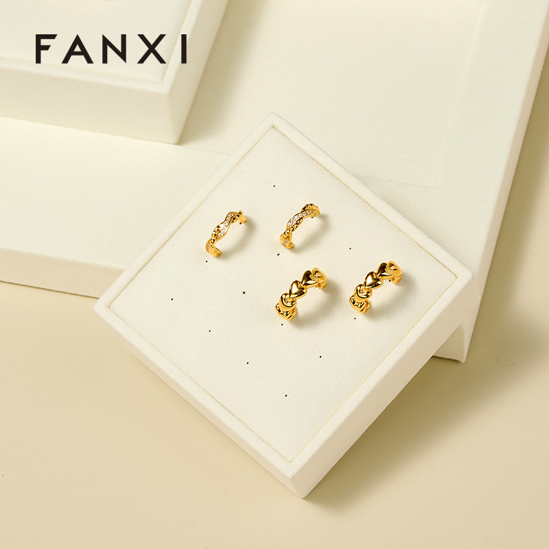 FANXI Fashion Microfiber Metal Jewelry Combination Set