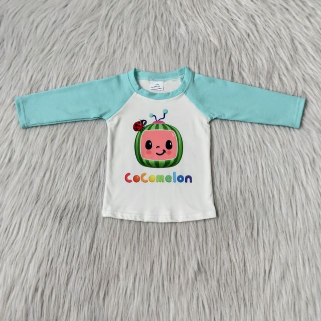 Cartoon Long Sleeve Boy Top