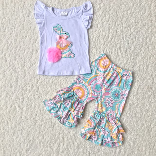 Easter embroidered bunny set