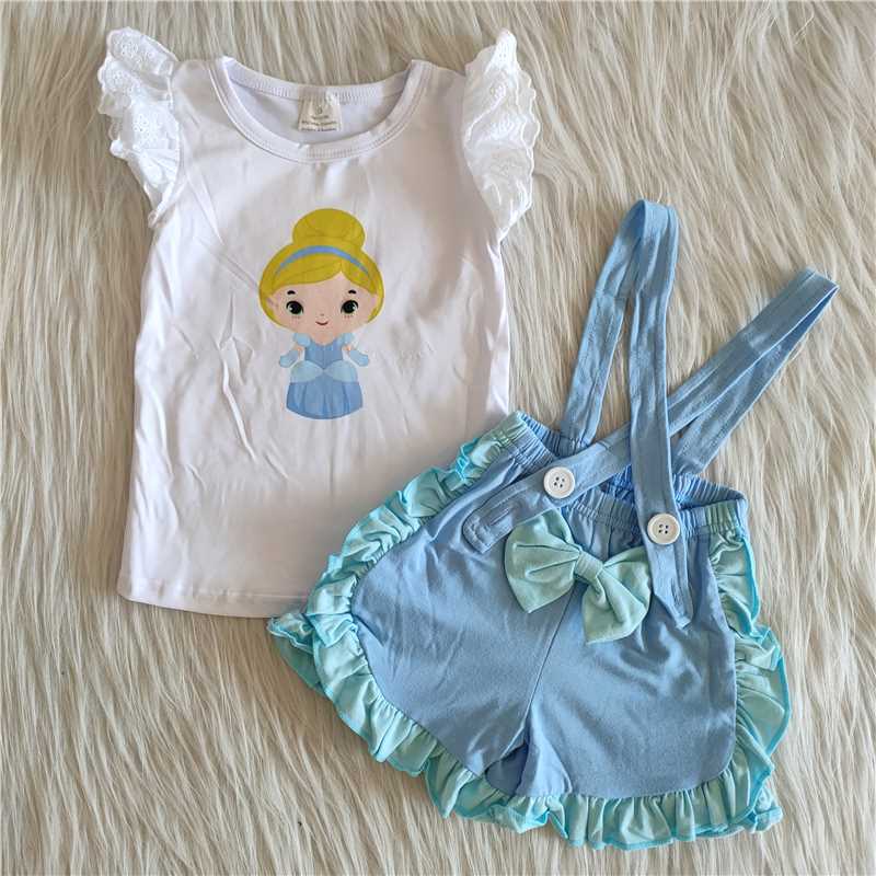 Cinderella Cinderella light blue overalls