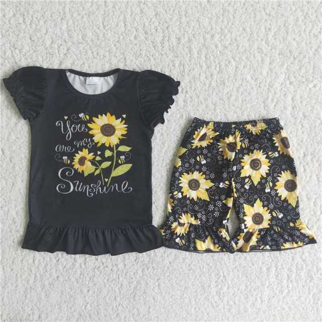 Sunflower black dress lace pants